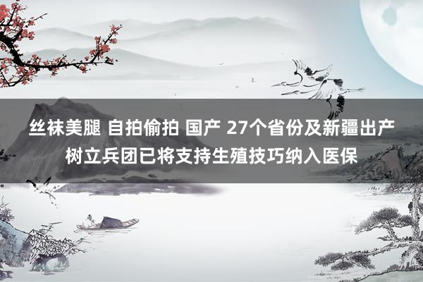 丝袜美腿 自拍偷拍 国产 27个省份及新疆出产树立兵团已将支持生殖技巧纳入医保