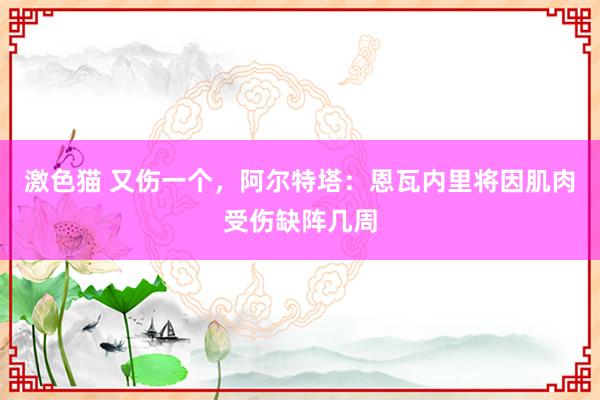 激色猫 又伤一个，阿尔特塔：恩瓦内里将因肌肉受伤缺阵几周