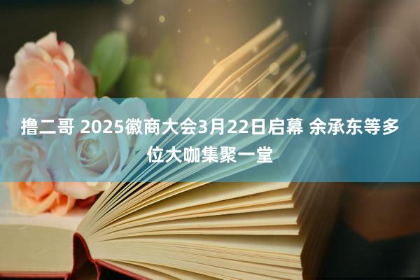 撸二哥 2025徽商大会3月22日启幕 余承东等多位大咖集聚一堂