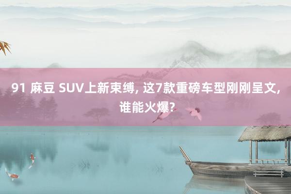 91 麻豆 SUV上新束缚， 这7款重磅车型刚刚呈文， 谁能火爆?