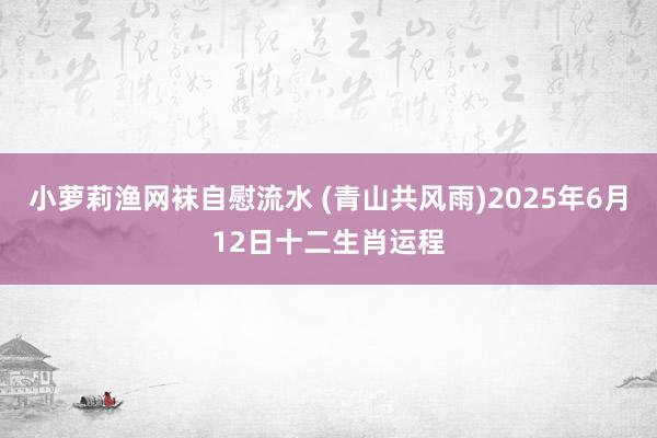 小萝莉渔网袜自慰流水 (青山共风雨)2025年6月12日十二生肖运程